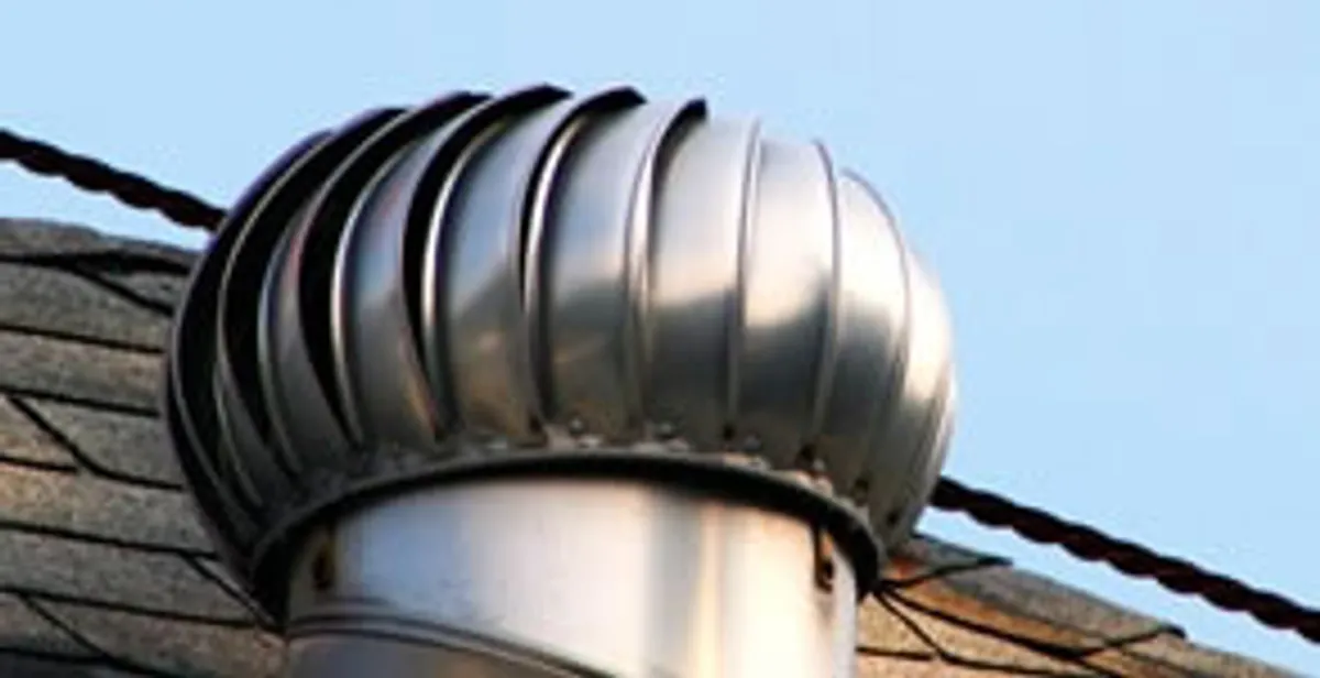 attic fan installation services with professionally installed roof ventilation unit in Oklahoma City, OK