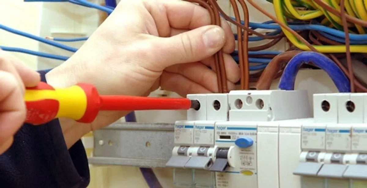 electrician services performing professional electrical panel wiring and connections in Oklahoma City, OK