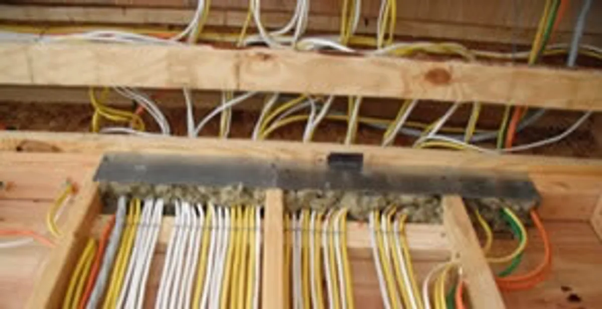new construction wiring services with organized electrical rough-in performed by licensed electricians in Oklahoma City, OK