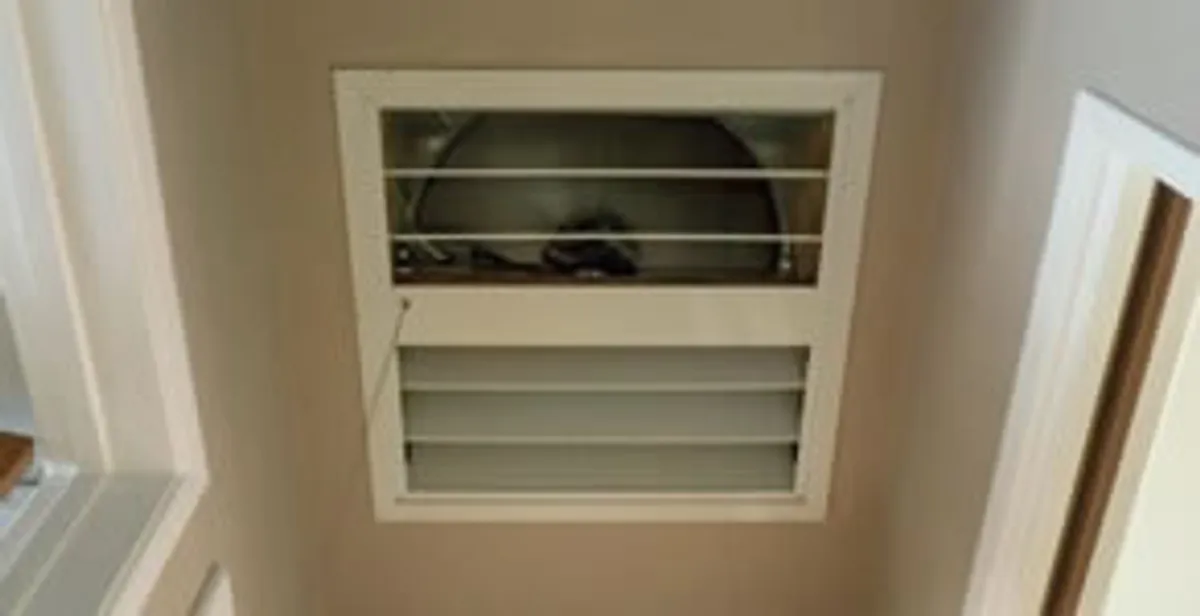 whole house fan installation services with ceiling-mounted ventilation system in Oklahoma City, OK